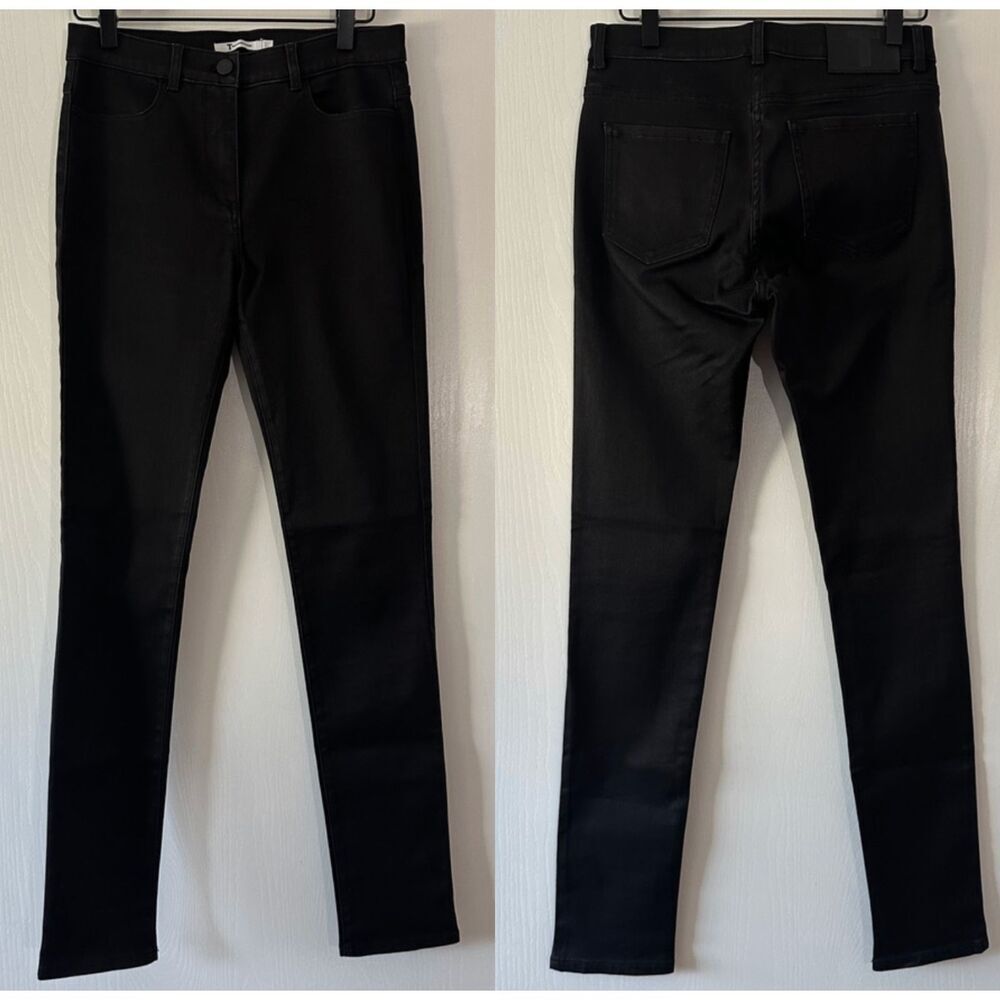 T by Alexander Wang Womens High Rise Black Skinny Denim Jeans Size 27‎
